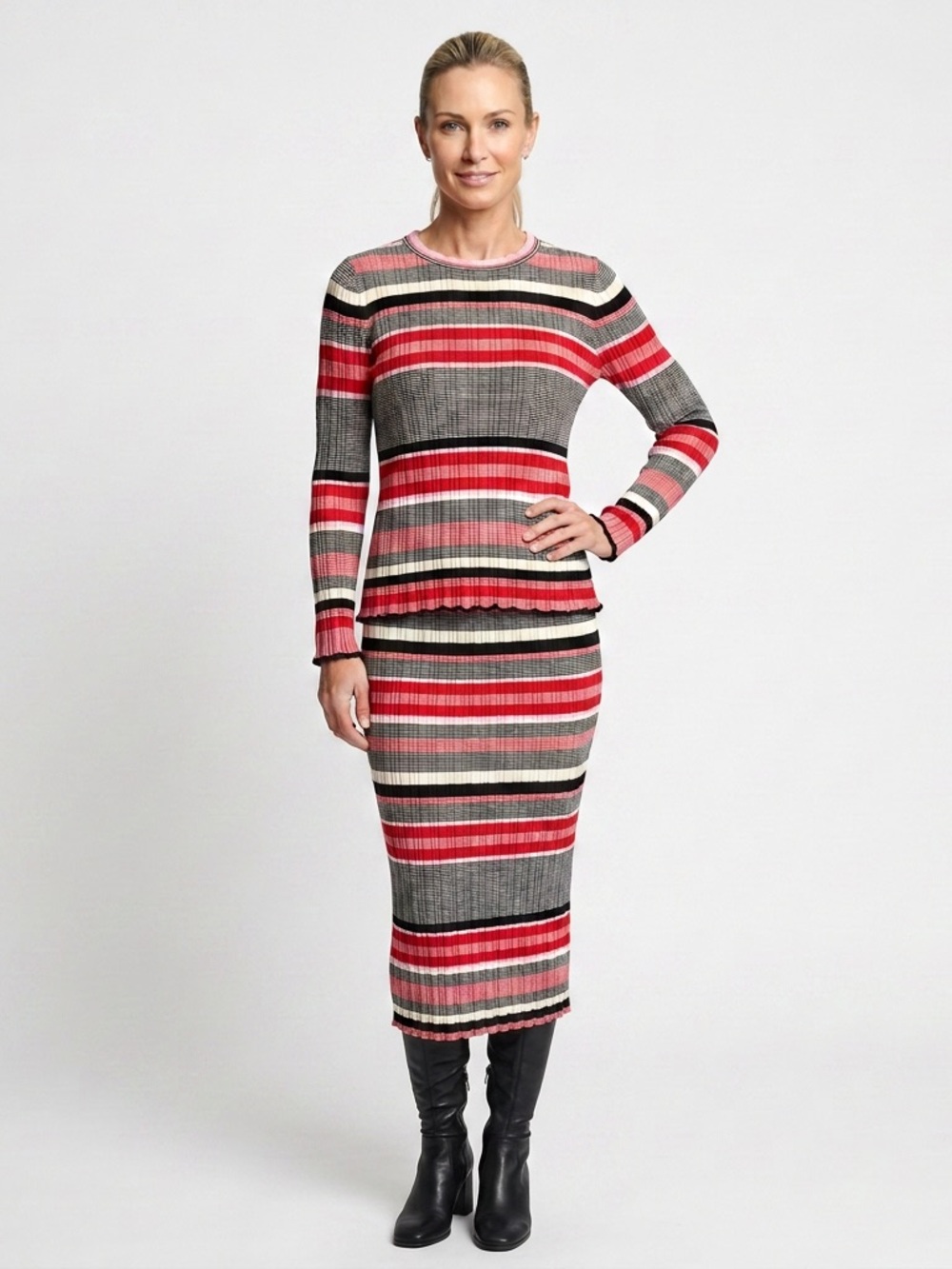 ❣️. Fabulous Ann Taylor Knit Sweater & Skirt Set - SIZE Med